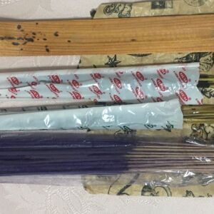 Ινδικά αρωματικά sticks με ξύλινη βάση - όλα μαζί