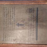 Αγνώστου αγιογράφου, "Άγιος Ιωάννης ο Πρόδρομος" λάδι σε ξύλο, 38Χ28 εκ., δεύτερο μισό του 19ου αιώνα, σε καλή κατάσταση διατήρησης.