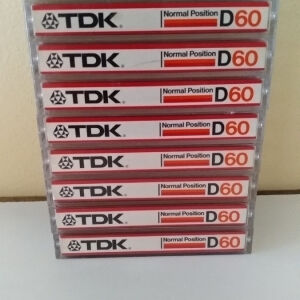 TDK D60 normal position 60 - 90 ( 1982 ) 9 θρυλικές κασέτες