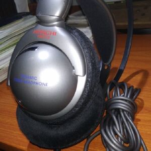 Στερεοφωνικά ακουστικά HITACHI TMP 018 σε άριστη κατάσταση με βύσμα 3,5"