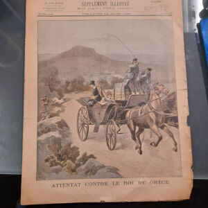 απόπειρα δολοφονίας κατά του βασιλέως 1898 Le Petit journal 19 19 Μαρτίου 1898