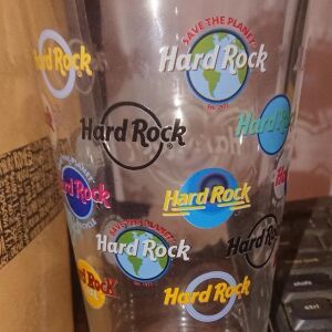 HARD ROCK CAFE ATHENS 50th Anniversary PINT BEER GLASS - ΜΕΓΑΛΟ ΚΑΙ ΒΑΡΥ ΠΟΤΗΡΙ ΜΠΥΡΑΣ