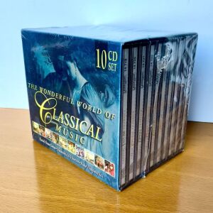 ΣΦΡΑΓΙΣΜΕΝΟ - THE WONDERFUL WORLD OF CLASSICAL MUSIC - 10  CD BOX SET - 10 CD ΚΛΑΣΣΙΚΗ ΜΟΥΣΙΚΗ