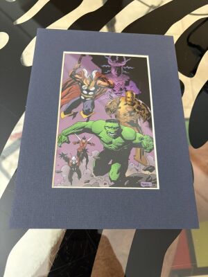 Marvel Avengers laser cel από τον Mike Mignola, περιορισμένη έκδοση 20 x 15 εκ.