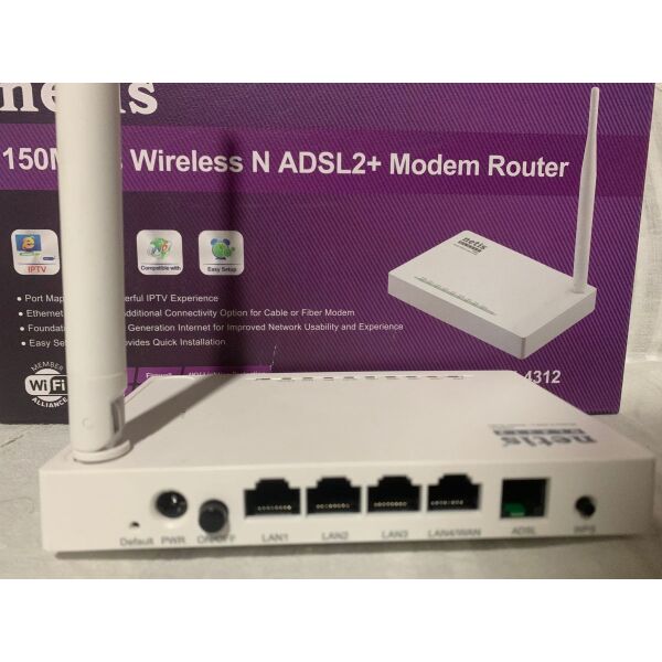 Netis DL4312 150mbps Wireless N ADSL2+ Modem Router