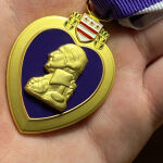 Purple Heart medal USA αντίγραφο, μετάλλιο ανδείας