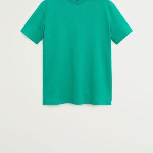 T-Shirt Casual Loose Fit Μπλούζα από βιώσιμο βαμβάκι πράσινο μέγεθος XL Relaxed Fit Άθικτο