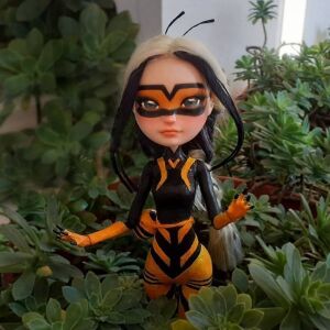 Χειροποίητη κούκλα Vesperia Miraculous Ladybug (Barbie Ever after high Monster high συλλεκτική/χειροποίητη)