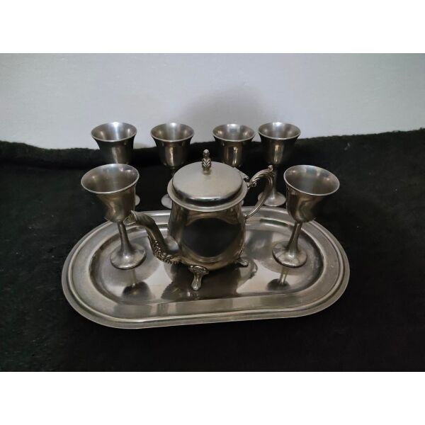 asimenio Vintage 1900s set tsagiou FB Rogers Silver Company Tea Set