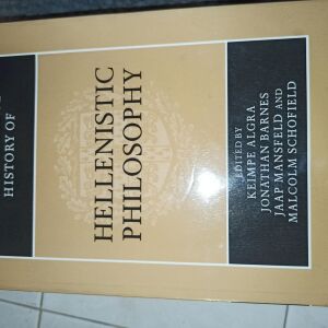 The Cambridge history of Hellenistic philosophy