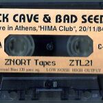 NICK CAVE & BAD SEEDS - Σπάνια κασέτα Live (Hima 84)