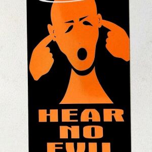 Vintage Διαφημιστικό Flyer Hear No EVIL Club England