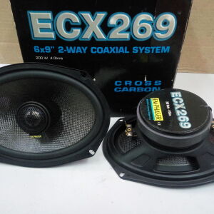 EMPHASER ECX269  6X9 2-WAY COAXIAL SYSTEM CROSS CARBON