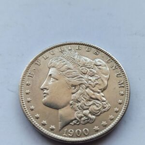 One Morgan Silver Dollar 1900.