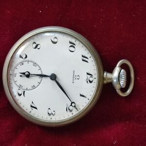 1920 Ωμέγα αντρικό ρολόι τσέπης σε λειτουργική κατάσταση