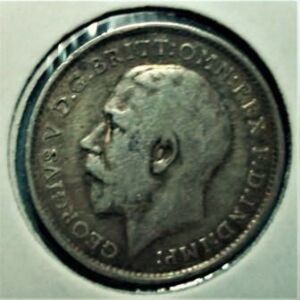 3 Pence - George V 1st issue; incl. Maundy.