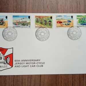 JERSEY  ΜΟΤΟR CYCLE 24-6-1980 FDC