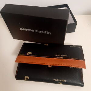 δερμάτινο γυναικείο πορτοφόλι Pierre Cardin με πολλές θήκες