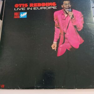 lp δίσκος βινυλίου 33rpm Otis Redding live in Europe