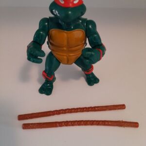 Teenage Mutant Ninja Turtles Michelangelo Action Figure 1988 Playmates Vintage