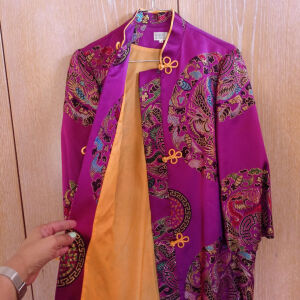 vintage purple and gold jacket