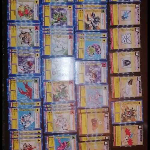 Digimon cards used, pack of 63 with one -  55,00 - Vendora.cy