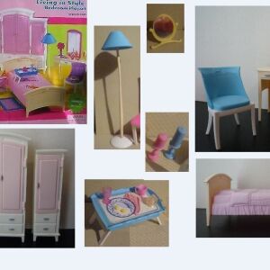 Barbie Living in Style Bedroom set - 2002