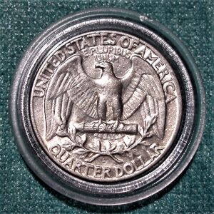 1964 Washington Silver Quarter Dollar UNITED STATES OF AMERICA ¼ Dollar  .