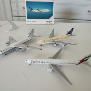 Αεροπλάνα μινιατούρες 1/500 Starjet Boeing 777 Emirates,Herpa Boeing 747 Saudia,Antonov 124 Aeroflot