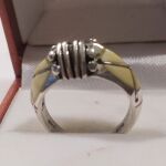 Ασημένιο δαχτυλίδι 925 με ivory