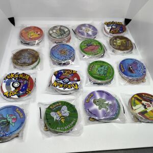 Πληρης Συλλογη Πρωτη Εκδοση Pokemon Tazos - 160 Ταπες