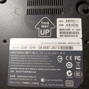 ΥΠΟΛΟΓΙΣΤΉΣ Ultra Compact PC kit  GB-BXBT-2807