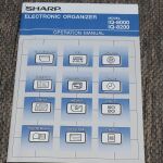 SHARP IQ-8000 VINTAGE ELECTRONIC ORGANIZER 64KB MADE IN JAPAN