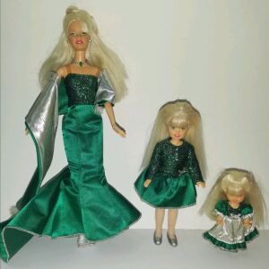 Barbie Holiday sisters Stacie Kelly dolls 2000