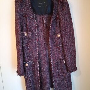 Zara tweed ελαφρύ παλτό
