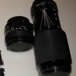 Canon wide angle 28mm & zoom telephoto 70-210 mm