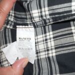 Μαύρο καρό πουκάμισο της εταιρείας Manetti