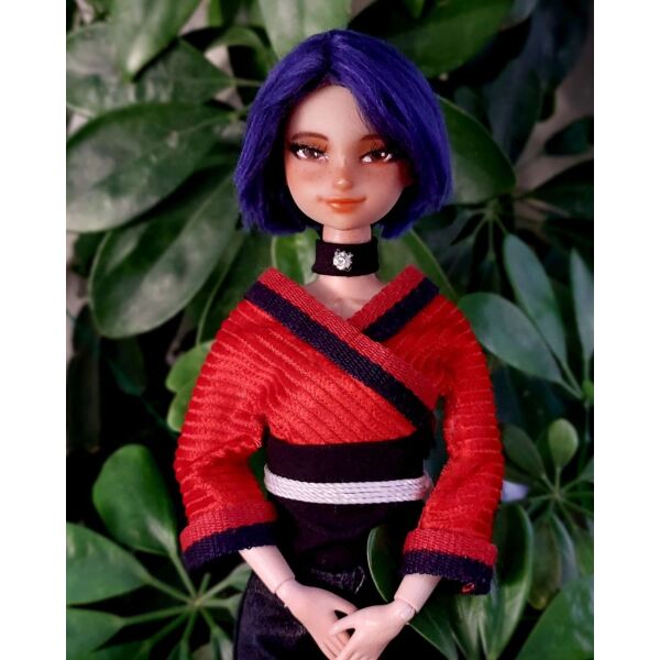 OOAK, Custom Kagami doll koukla (Miraculous ladybug/Barbie/Monster high/Ever after high (sillektiki / chiropiiti)