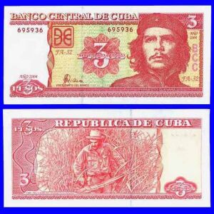 CUBA 3 PESO 2004  UNC  “Che Guevara”