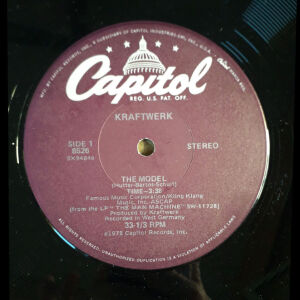 Kraftwerk - Model / Neon Lights single (Capitol 8526, 1978) Δίσκος Βινυλιο