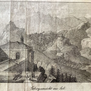 1814 Σουλι γερμανική χαλκογραφία σπάνια