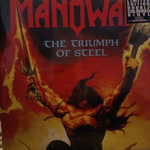 Δίσκος βινυλίου 2lp  Manowar  The Triumph Of Steel coloured vinyls