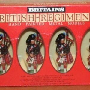 Μεταλλικά Στρατιωτάκια Britains 7241 Hand Painted Made in England (1982) Κλίμακα: 1/32 6 Scots Guard Pipers Καινούργιο Τιμή 40 ευρώ