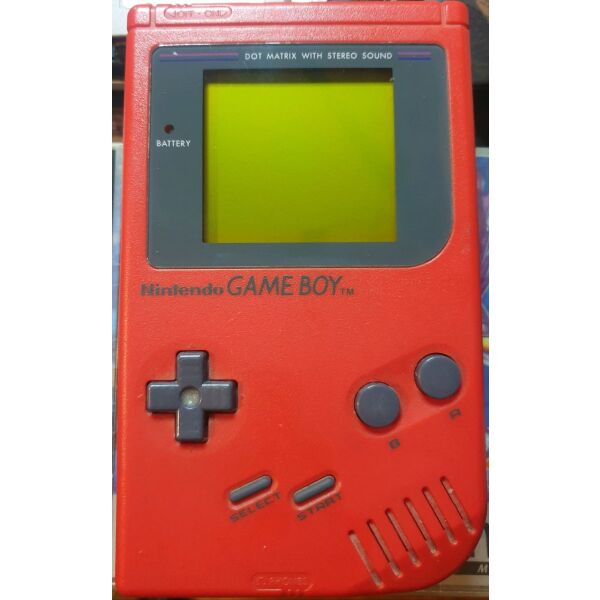 Game Boy Original kokkino pliros litourgiko me to kapaki tou, poli katharo