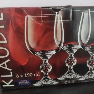 Ποτήρια κρασιού Klaudie Bohemia