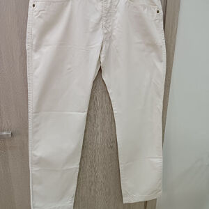 CHINOOK Jean Παντελόνι Λευκό Μέση 98cm