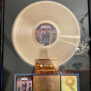 Michael Jackson Dangerous RIAA Gold Sales Award
