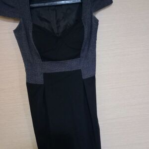 φόρεμα, mini,xs,tally weijl ,μαύρο/γκρι