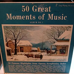 διπλός Δίσκος βινυλίου  50 great moments of music