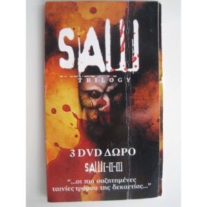SAW I-II-III TRILOGY 3 DVD.